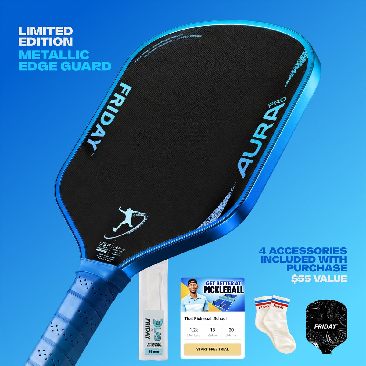 Friday Aura Pro Paddle | Gen 4 (16mm)