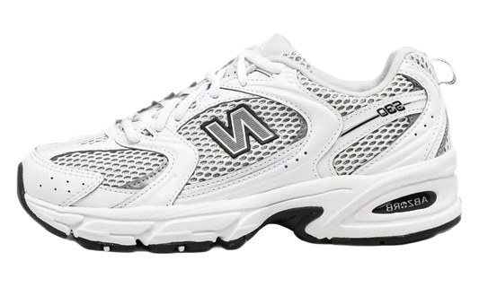 530 "White Silver Metallic Black Sole" U530KLB