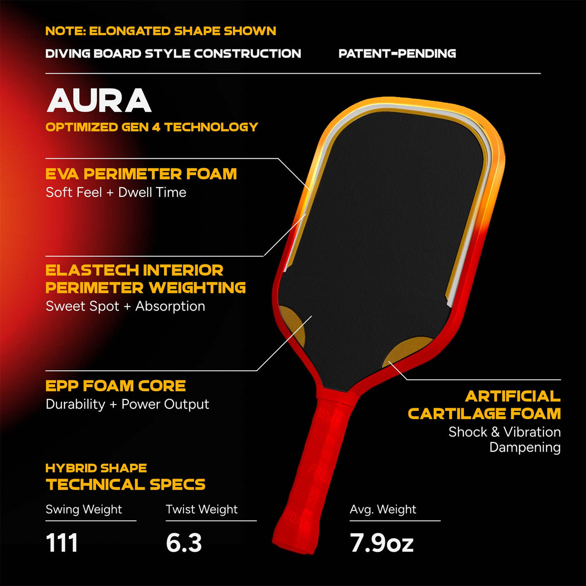 Friday Aura Paddle | Gen 4 (16mm)