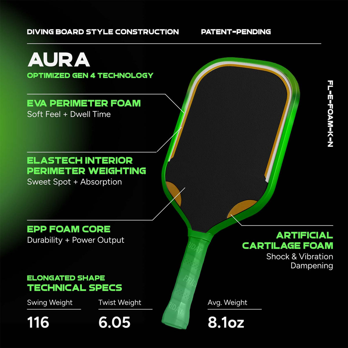 Friday Aura Paddle | Gen 4 (16mm)